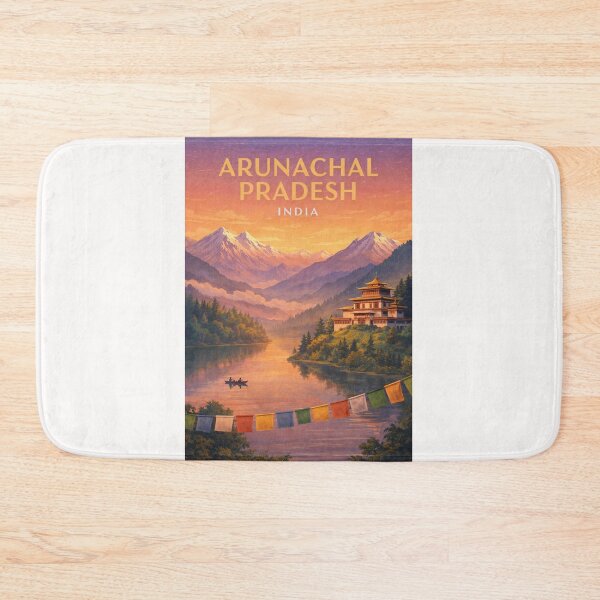 Item preview, Arunachal Pradesh India Tawang Himalaya Brahmaputra Monastery Heritage designed and sold by Places On Earth.