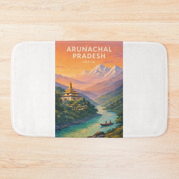 Item preview, Arunachal Pradesh India Tawang Sela Pass Siang Himalayan Monasteries designed and sold by Places On Earth.
