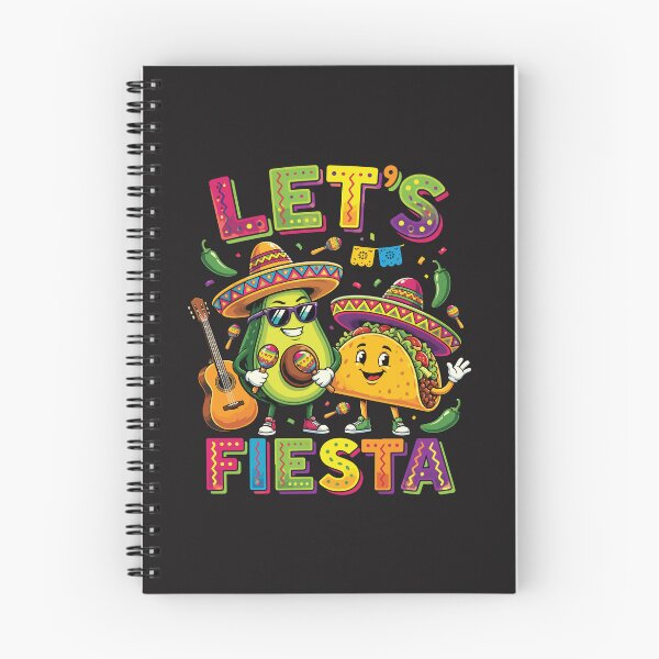 Item preview, Lets Fiesta Cute Avocado Taco Funny Cinco De Mayo Party Graphic designed and sold by kiralynstration.