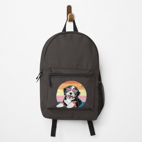 Item preview, Retro Vintage Bernedoodle with Sunglasses Dog Lovers designed and sold by Colorfulman.