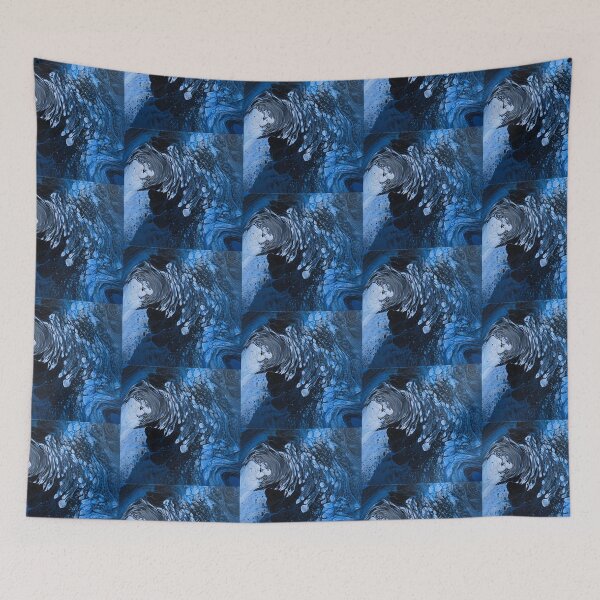 Item preview, Blue Flowing Currents designed and sold by Sue Goldberg.