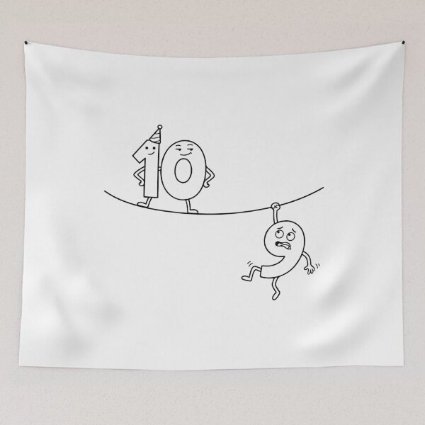Item preview, Funny 10th Birthday 10 Years Old Kids Birthday Party Boy Girl Graphic designed and sold by kiralynstration.