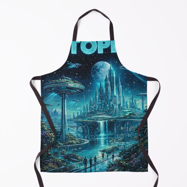 Item preview, Unvan (Title): Utopia - Futuristic Sci-Fi City of Tomorrow Art designed and sold by RumiRogue.