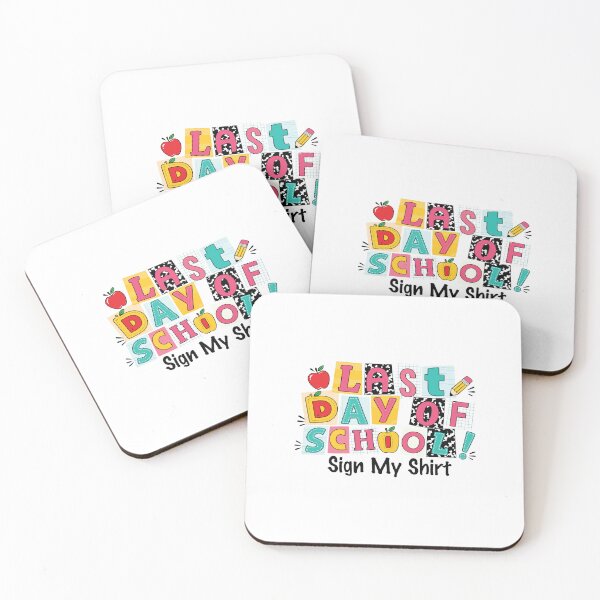 Item preview, Last Day Of School Sign My Shirt Kids Girls End Of Year Memory Graphic designed and sold by kiralynstration.