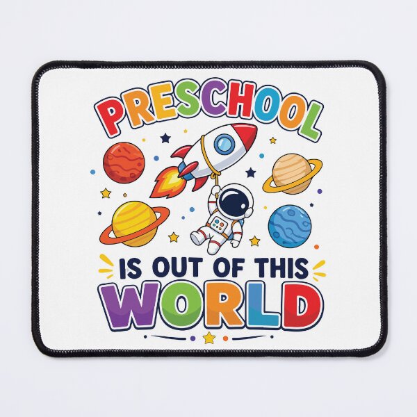 Item preview, Preschool Is Out Of This World Space Graduation Kids Last Day School Graphic designed and sold by kiralynstration.