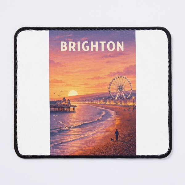 Item preview,  Brighton England Palace Pier Sussex Seafront British Coast designed and sold by Places On Earth.