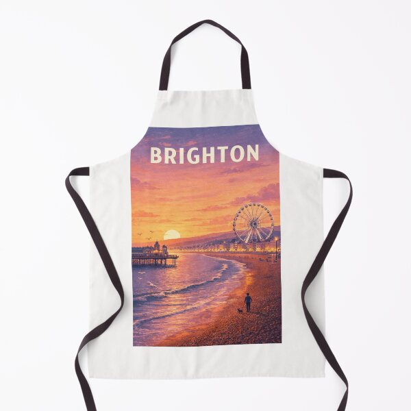 Item preview,  Brighton England Palace Pier Sussex Seafront British Coast designed and sold by Places On Earth.