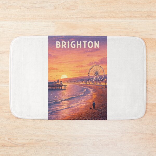 Item preview,  Brighton England Palace Pier Sussex Seafront British Coast designed and sold by Places On Earth.