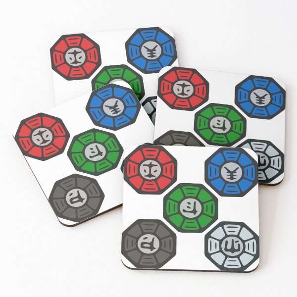 Item preview, Elemental Masters - Medallions; Ninjago designed and sold by ateaart.