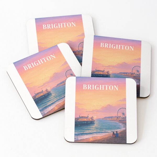 Item preview,  Brighton England Hove Palace Pier Royal Pavilion English Channel Coast designed and sold by Places On Earth.