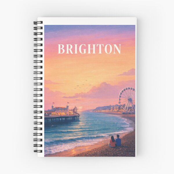 Item preview,  Brighton England Hove Palace Pier Royal Pavilion English Channel Coast designed and sold by Places On Earth.