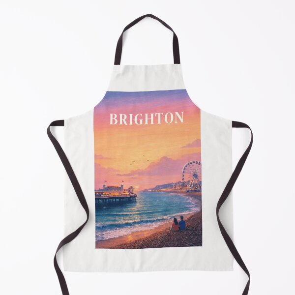 Item preview,  Brighton England Hove Palace Pier Royal Pavilion English Channel Coast designed and sold by Places On Earth.