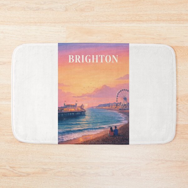 Item preview,  Brighton England Hove Palace Pier Royal Pavilion English Channel Coast designed and sold by Places On Earth.