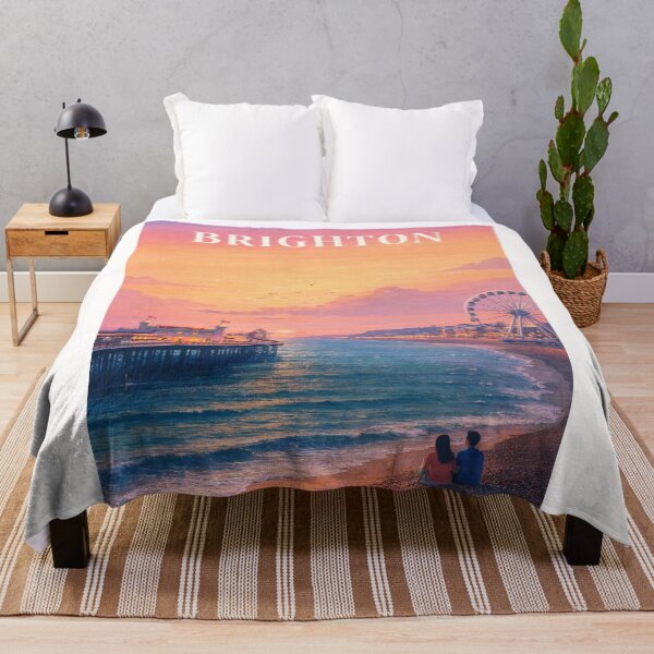 Item preview,  Brighton England Hove Palace Pier Royal Pavilion English Channel Coast designed and sold by Places On Earth.