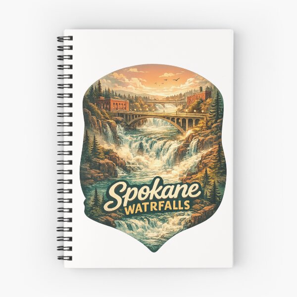 Item preview, Spokane Falls Washington Spokane River Riverfront Park Inland Northwest designed and sold by Places On Earth.