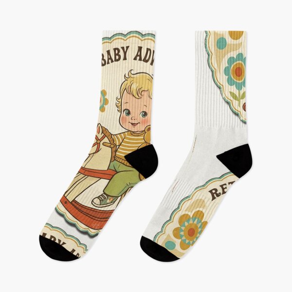 Item preview, Retro Baby Adventures Vintage Illustration designed and sold by Purely Art Shop.
