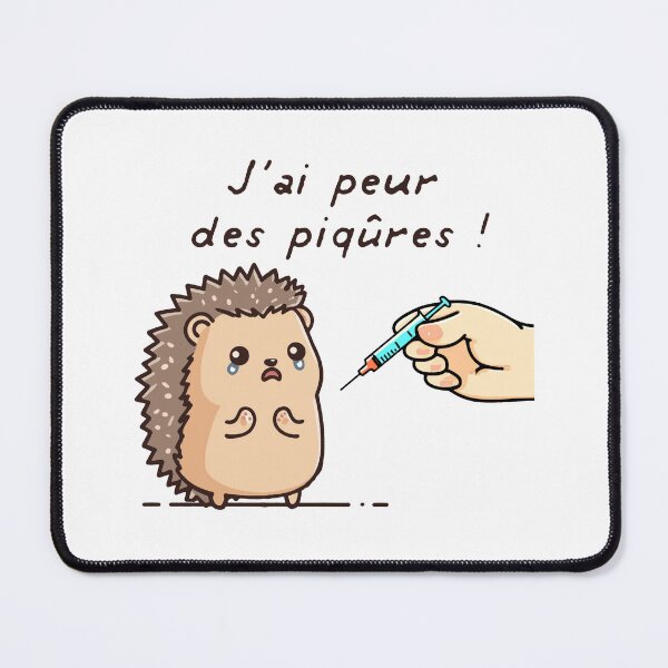 Item preview, I'M AFRAID OF STINGS - funny hedgehog child designed and sold by francoisville.