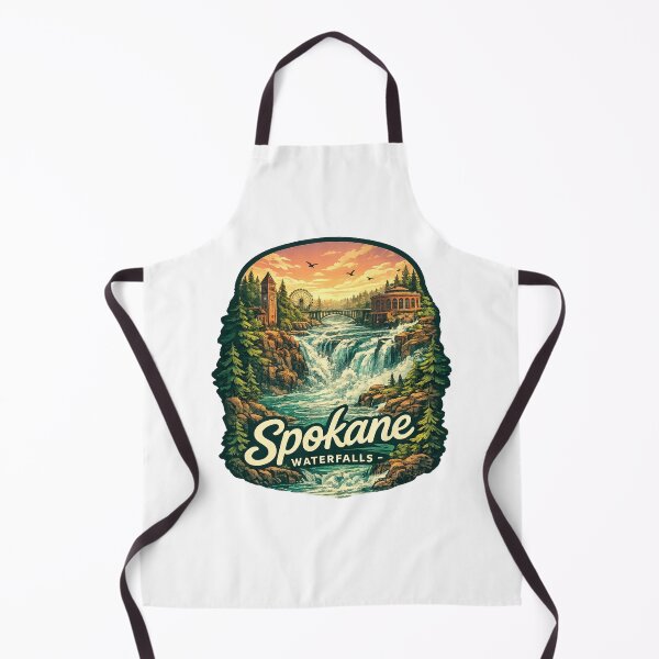 Item preview, Spokane Falls Washington Monroe Street Bridge Riverfront Park Spokane Heritage designed and sold by Aryabek.
