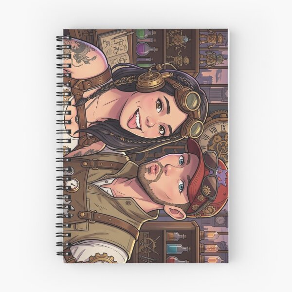 Item preview, Steampunk Couple Adventure: Mechanics and Magic designed and sold by Vyxorea.