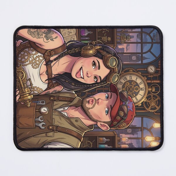 Item preview, Steampunk Couple Adventure: Mechanics and Magic designed and sold by Vyxorea.