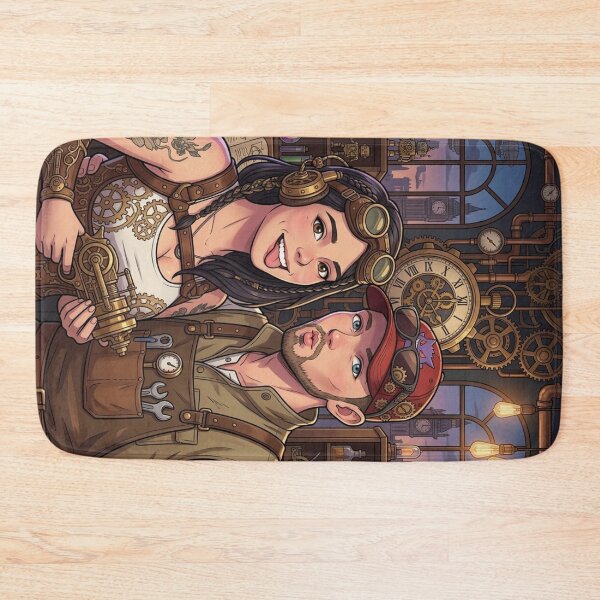 Item preview, Steampunk Couple Adventure: Mechanics and Magic designed and sold by Vyxorea.
