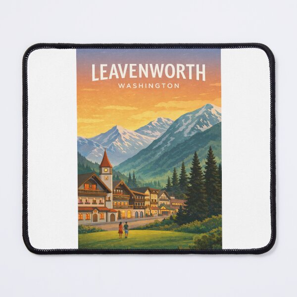 Item preview, Leavenworth Washington Cascade Range Bavarian Village Wenatchee Valley designed and sold by Aryabek.