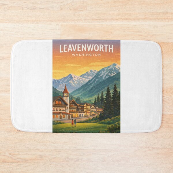 Item preview, Leavenworth Washington Cascade Range Bavarian Village Wenatchee Valley designed and sold by Aryabek.