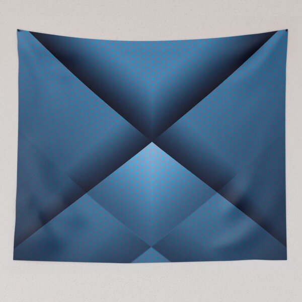 Item preview, Blue Geometric Tech Pattern Phone Case designed and sold by IntelliMindDesigns.