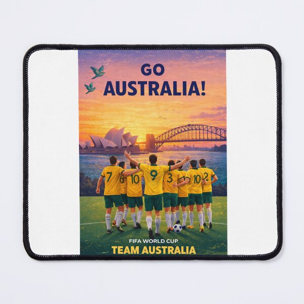 Item preview, Australia Socceroos World Cup 2026 Sydney Matildas Football Support designed and sold by Aryabek.