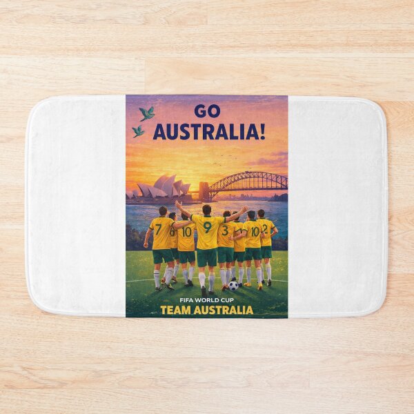 Item preview, Australia Socceroos World Cup 2026 Sydney Matildas Football Support designed and sold by Aryabek.