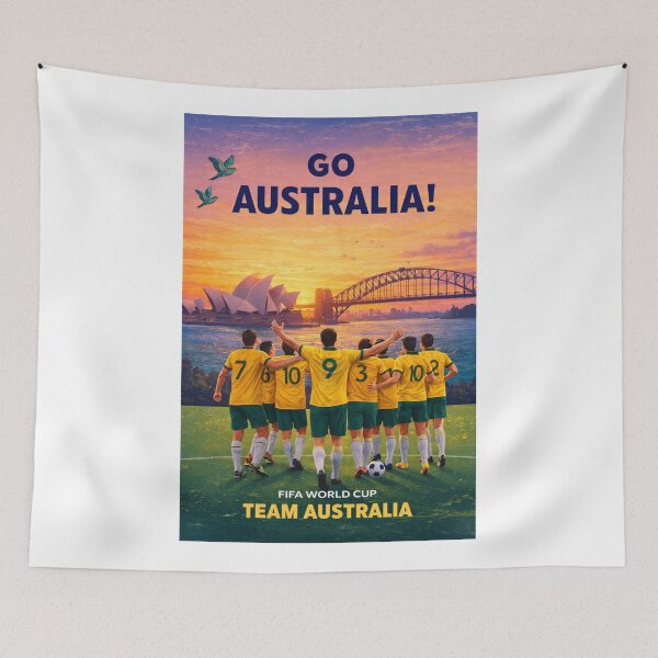 Item preview, Australia Socceroos World Cup 2026 Sydney Matildas Football Support designed and sold by Aryabek.
