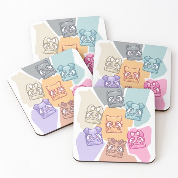 Item preview, Kawaii Rainbow Animal Clicker Fidgets designed and sold by SketchesWSara.