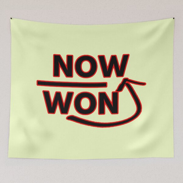 Item preview, Now Won Typography Wordplay Motivation Design designed and sold by PixelParinda.