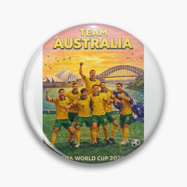 Item preview, Australia Socceroos FIFA World Cup 2026 Sydney Opera House Green Gold designed and sold by Aryabek.