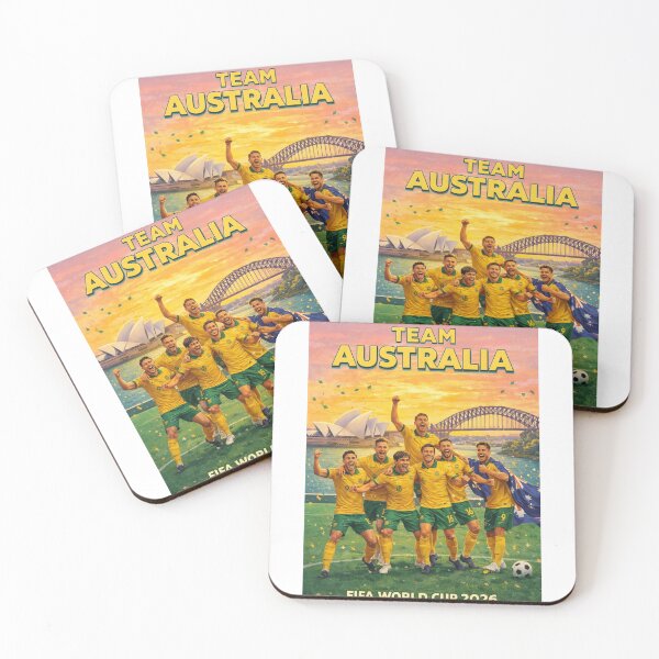 Item preview, Australia Socceroos FIFA World Cup 2026 Sydney Opera House Green Gold designed and sold by Aryabek.