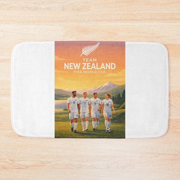 Item preview, New Zealand All Whites Football Soccer World Cup Fern Aotearoa Support designed and sold by Aryabek.