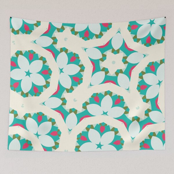 Item preview, Modern Flower Pattern Artwork 03 Color 3 designed and sold by Stefanie Boike.