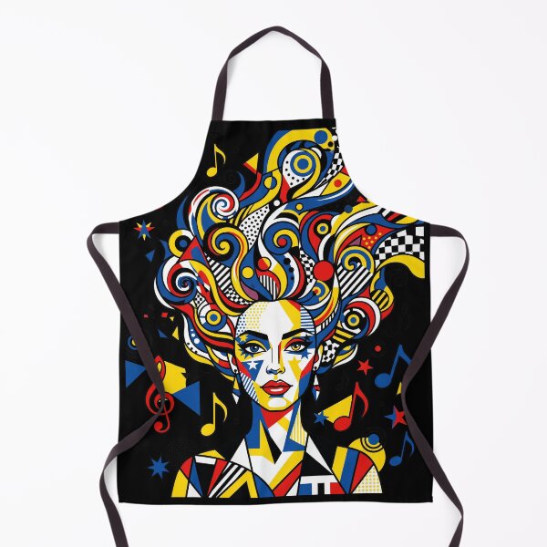 Item preview, Rhythmic Soul: Abstract Music Pop Art Woman designed and sold by seven things shop.