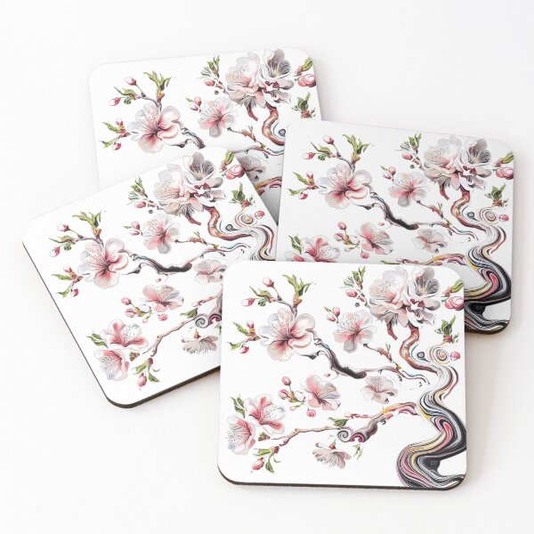 Item preview, Abstract Cherry Blossoms designed and sold by NerdiPop.