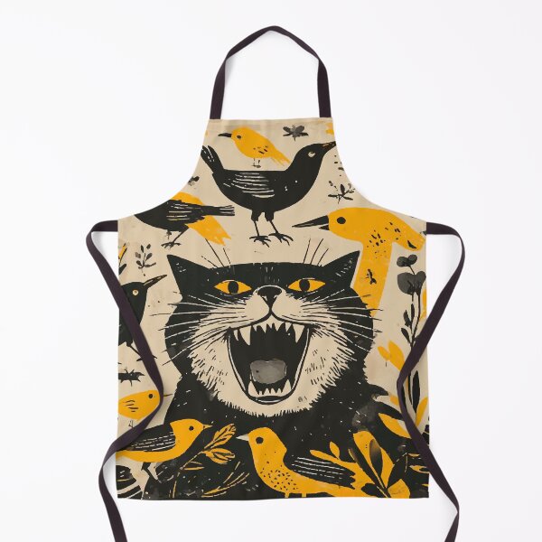 Item preview, KITTY EATING BIRDS designed and sold by Maioriz.