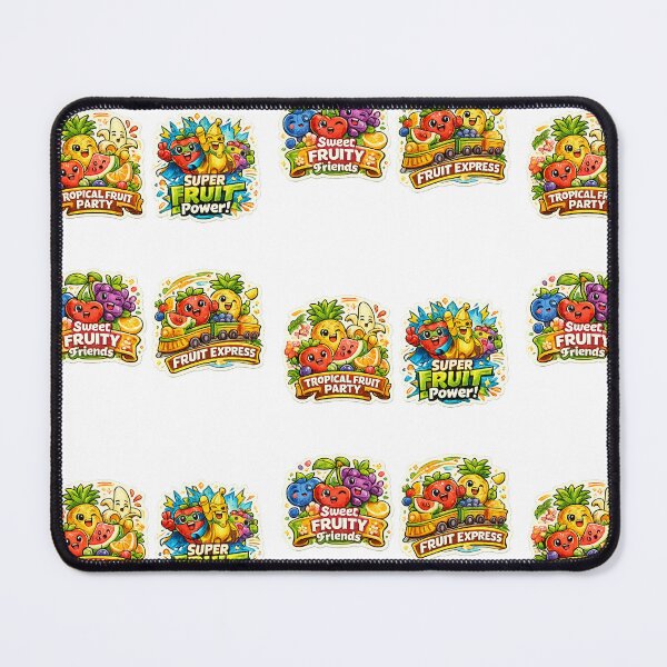 Item preview, Tropical Fruit Party Sticker | Cute Kawaii Fruit Cartoon | Summer Vibes Fun Sticker designed and sold by Ishratparween11.