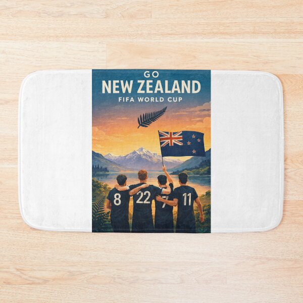 Item preview, New Zealand All Whites World Cup 2026 Auckland Fern Oceania Football designed and sold by Aryabek.