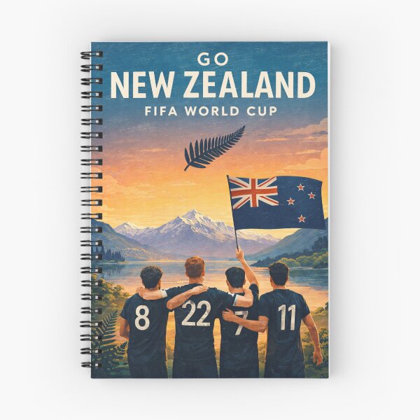 Item preview, New Zealand All Whites World Cup 2026 Auckland Fern Oceania Football designed and sold by Aryabek.