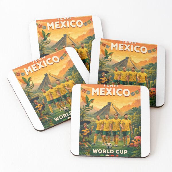 Item preview, Mexico El Tri FIFA World Cup 2026 Azteca Chicharito Football Support designed and sold by Aryabek.