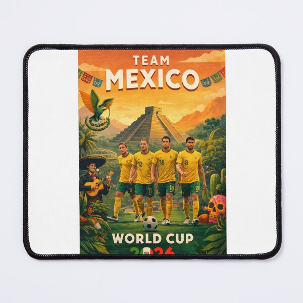 Item preview, Mexico El Tri FIFA World Cup 2026 Azteca Chicharito Football Support designed and sold by Aryabek.