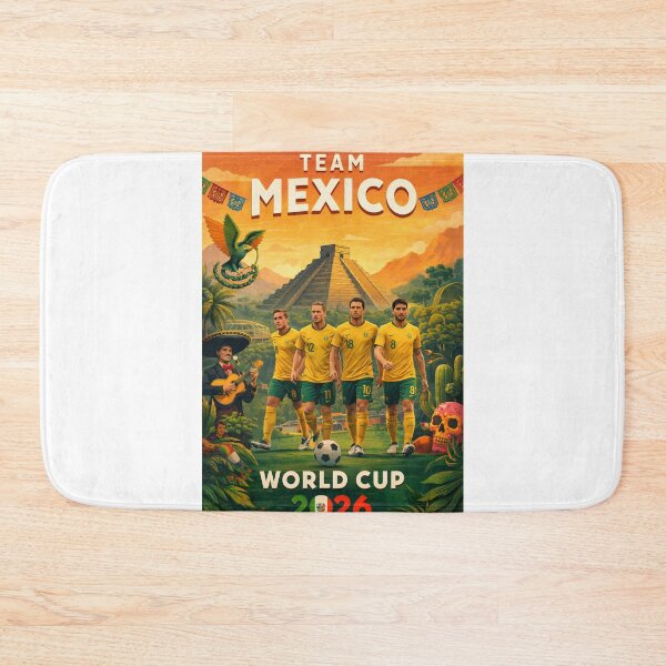 Item preview, Mexico El Tri FIFA World Cup 2026 Azteca Chicharito Football Support designed and sold by Aryabek.