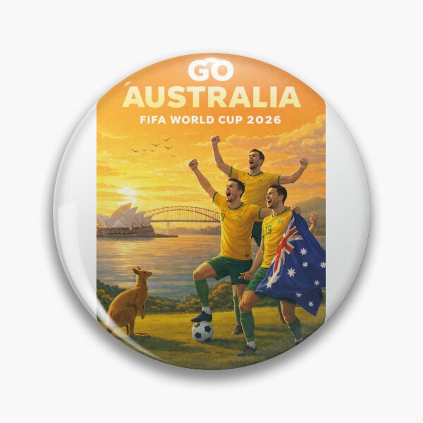 Item preview, Australia Socceroos FIFA World Cup 2026 Sydney Football Australia Kangaroos designed and sold by Aryabek.