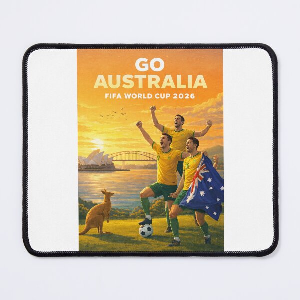 Item preview, Australia Socceroos FIFA World Cup 2026 Sydney Football Australia Kangaroos designed and sold by Aryabek.