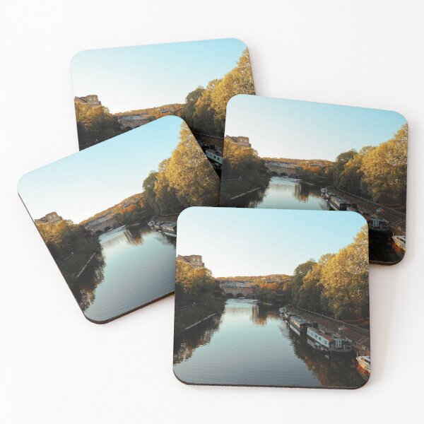 Item preview, Golden Hour River Avon Reflection looking towards Pulteney bridge designed and sold by duncan1980uk.