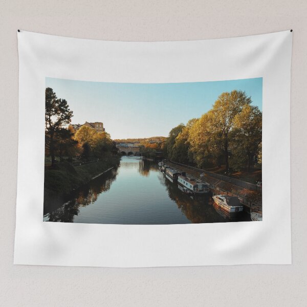 Item preview, Golden Hour River Avon Reflection looking towards Pulteney bridge designed and sold by duncan1980uk.